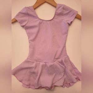 Ballet leotard w/built in skirt, lilac colour